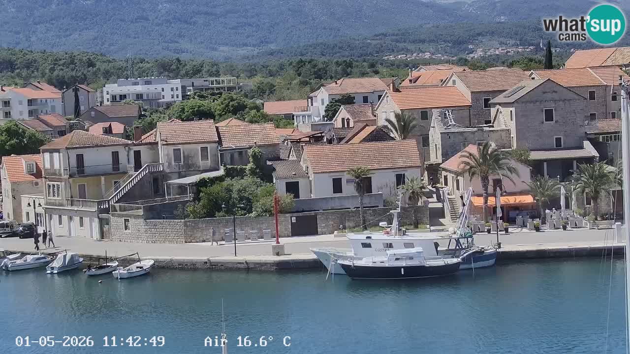 Webcam Vrboska marina | Hvar Insel | Dalmatien