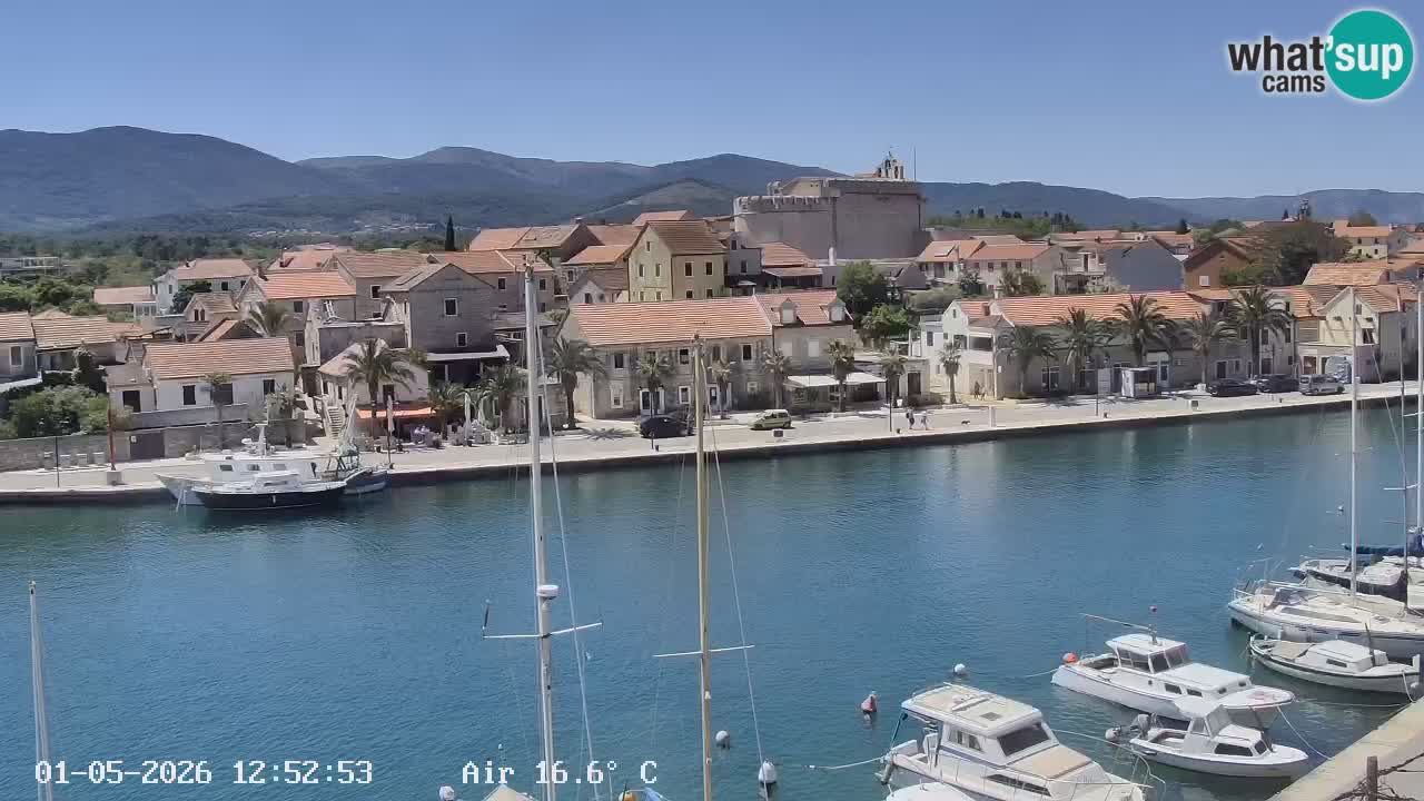Webcam Hvar Vrboska marina | Dalmazia