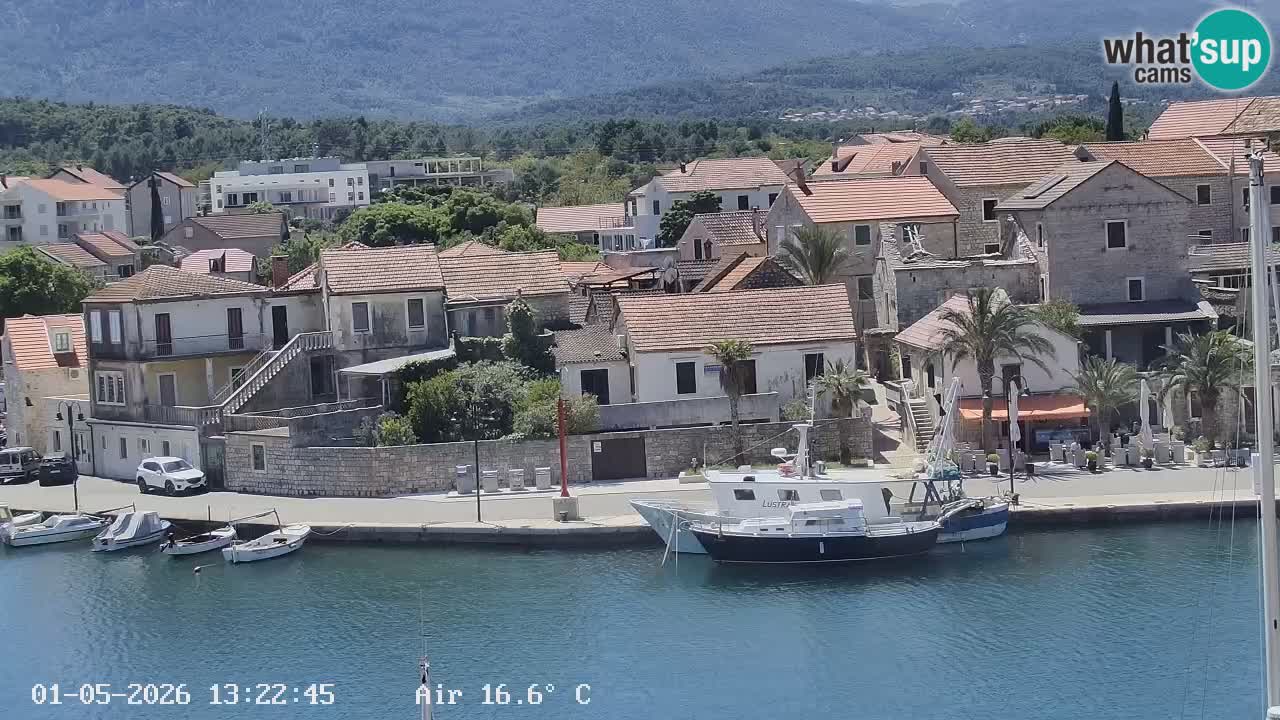 Web kamera Hvar Vrboska marina | otok Hvar | Dalmacija