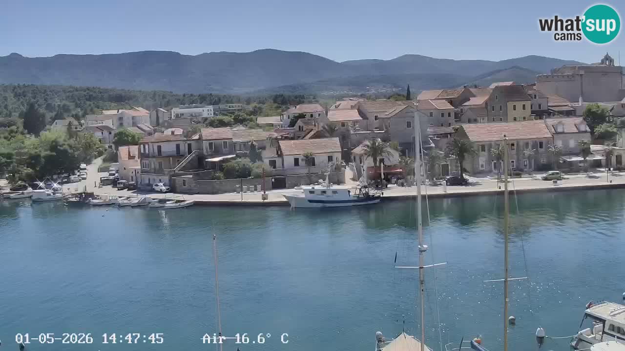 Webcam Vrboska marina | Hvar Insel | Dalmatien