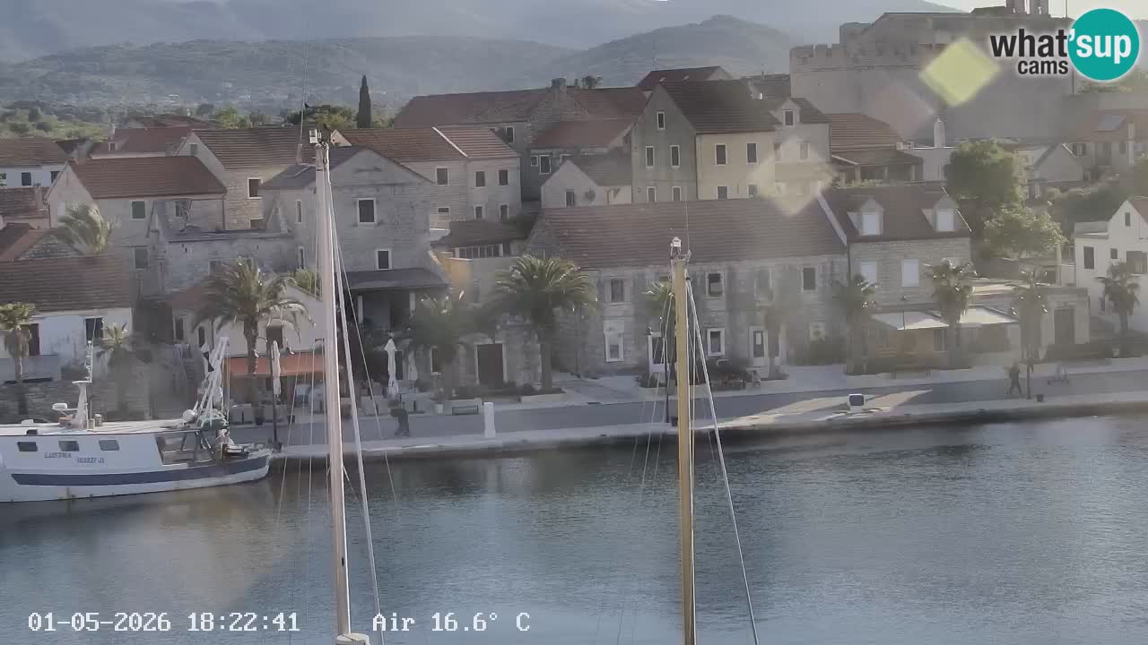 Webcam Hvar Vrboska marina | Dalmazia