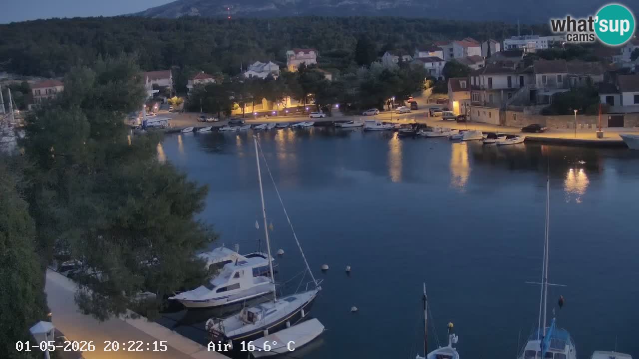 Livecam Hvar Vrboska marina | Île de Hvar | Dalmatia
