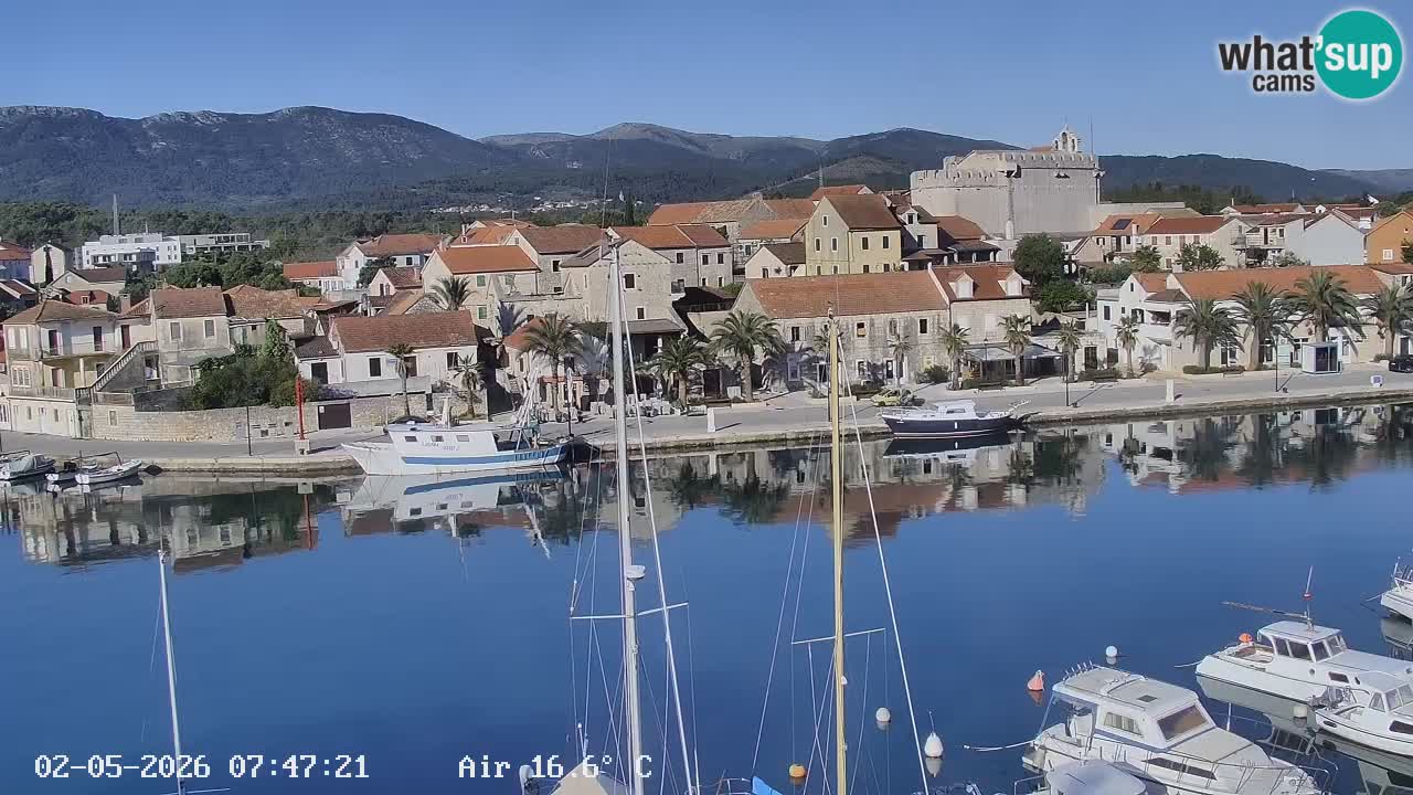 Livecam Vrboska marina | Hvar island | Dalmatia