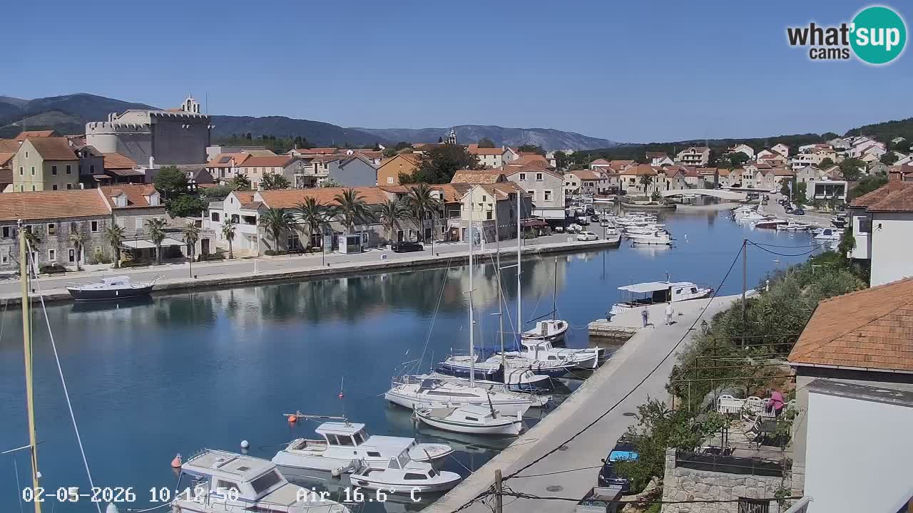 Webcam Vrboska marina | Hvar Insel | Dalmatien