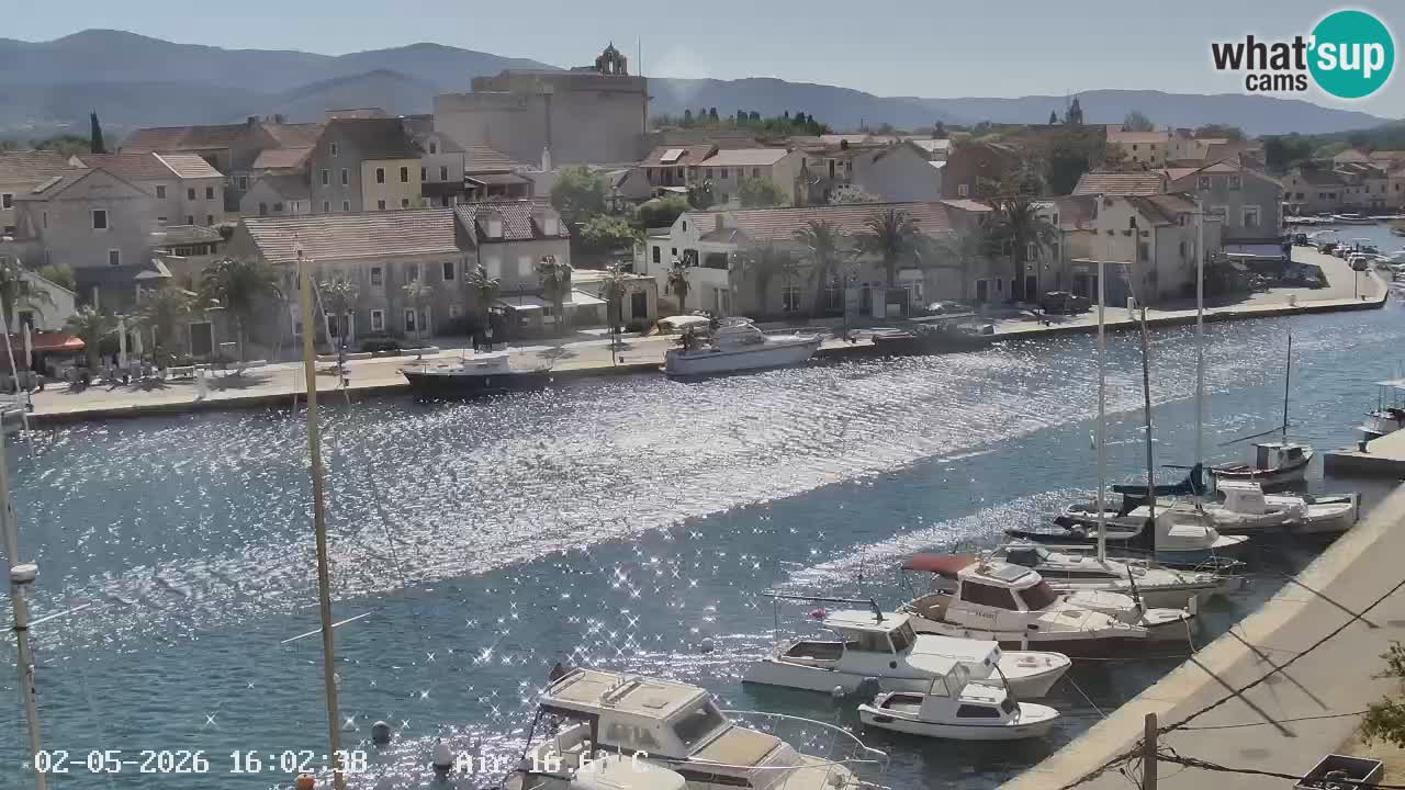 Webcam Vrboska marina | Hvar Insel | Dalmatien