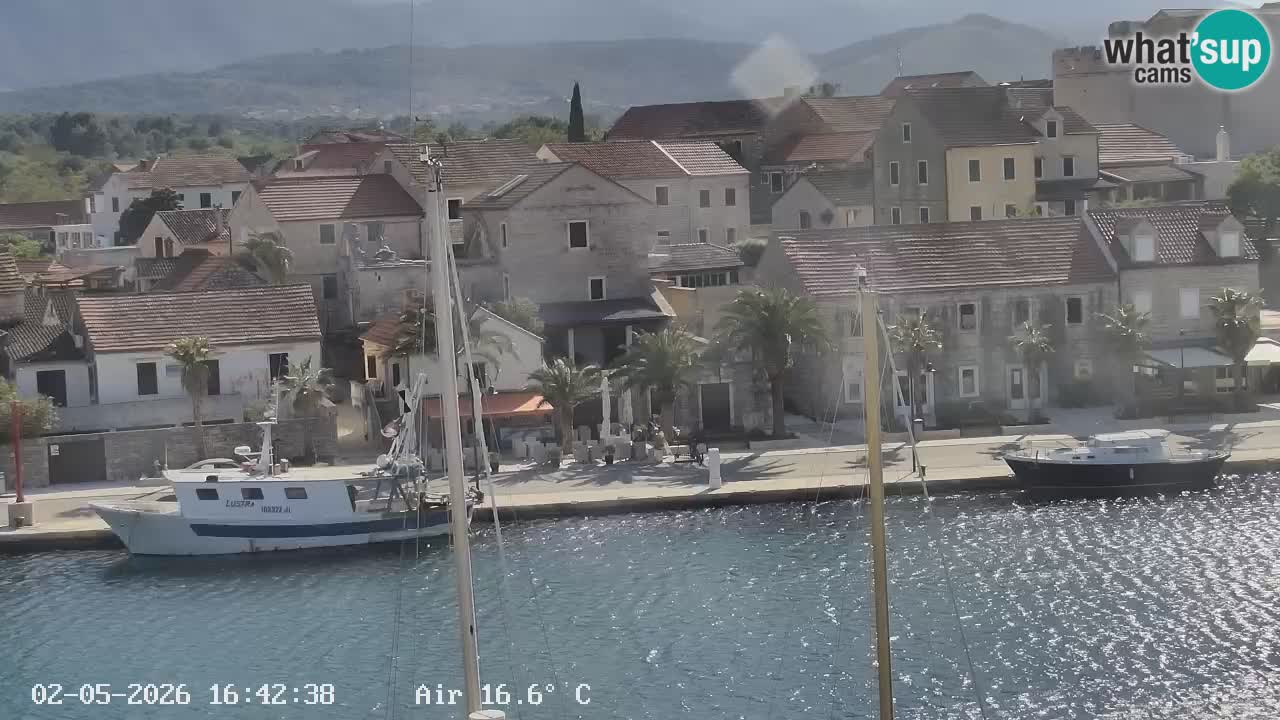 Web kamera Hvar Vrboska marina | otok Hvar | Dalmacija
