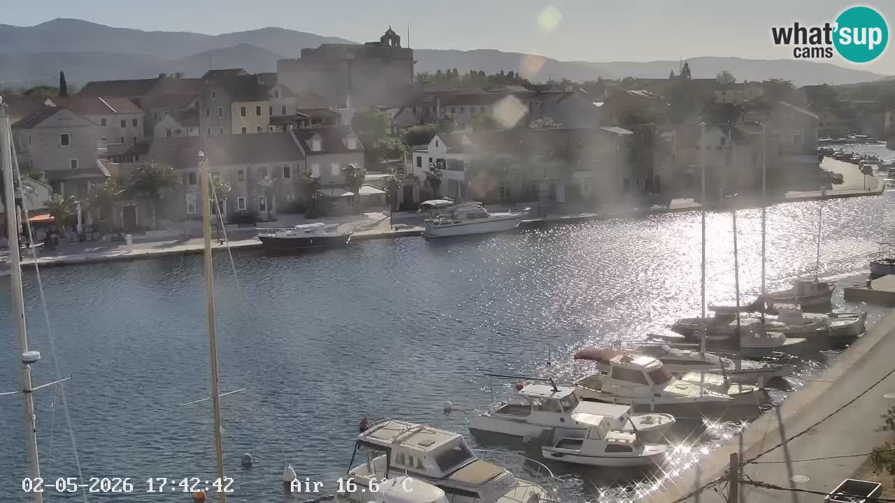 Webcam Vrboska marina | Hvar Insel | Dalmatien