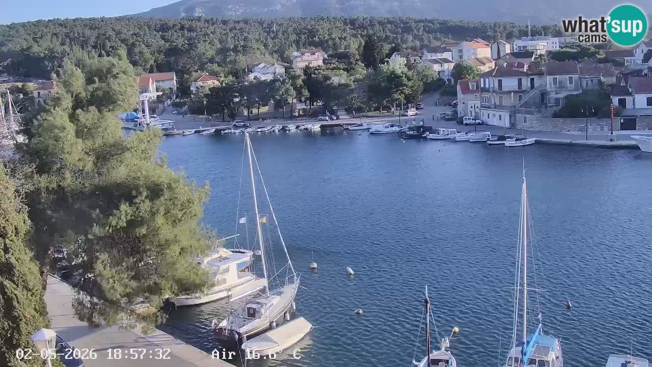 Webcam Hvar Vrboska marina | Dalmazia