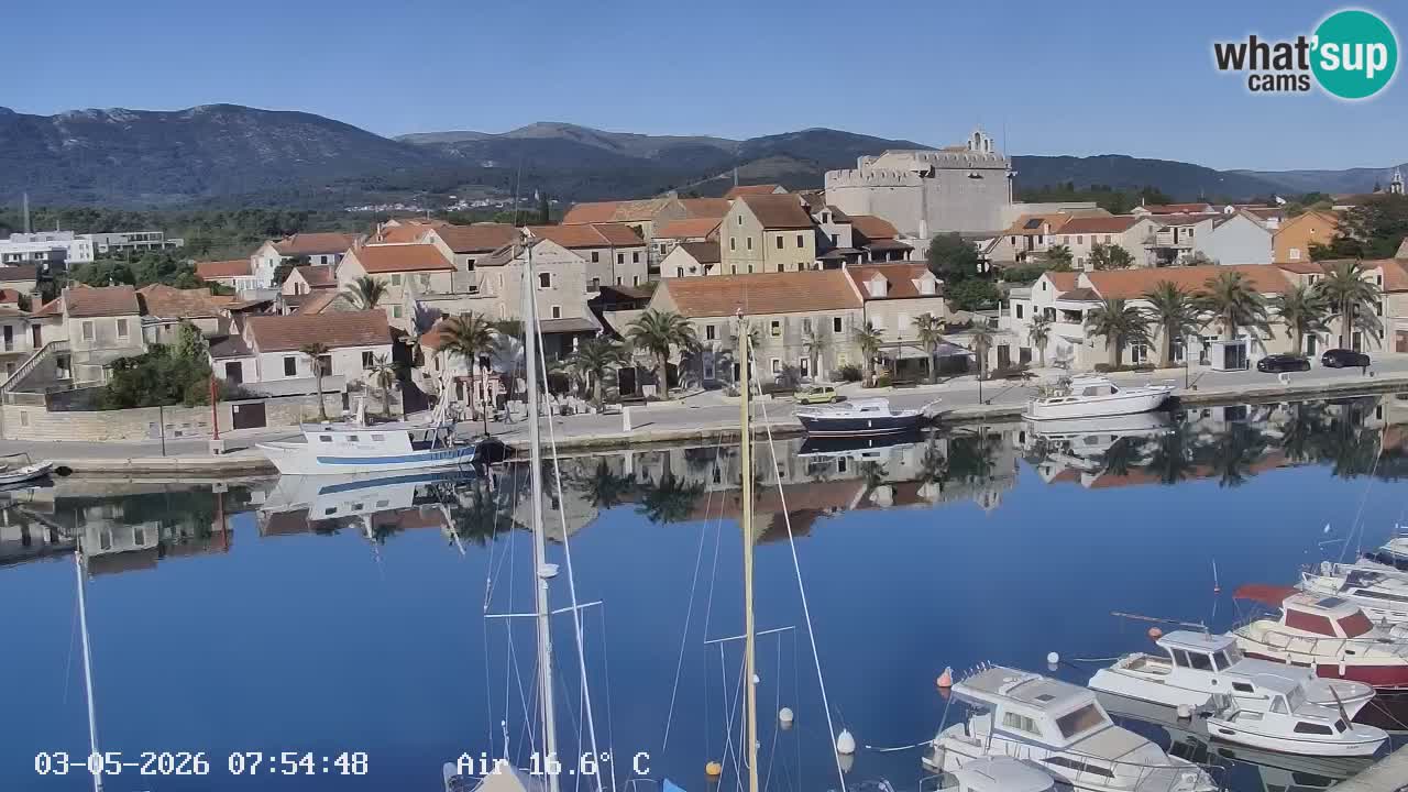 Livecam Vrboska marina | Hvar island | Dalmatia