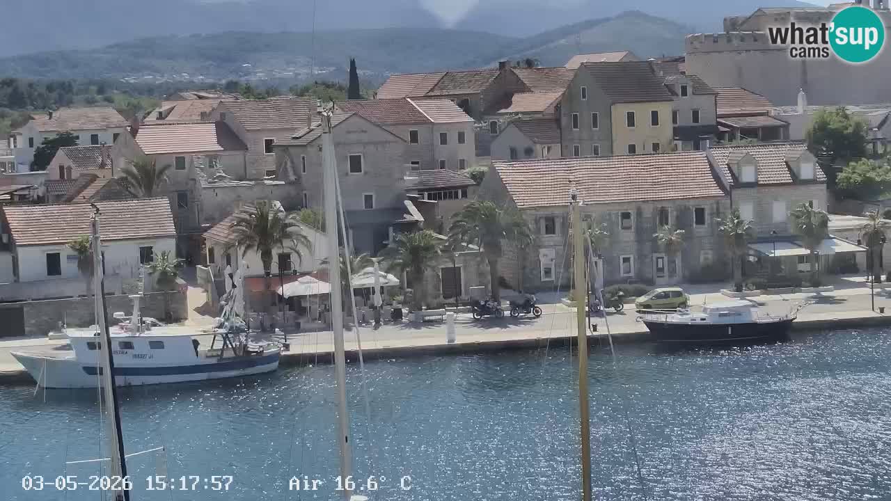 Webcam Vrboska marina | Hvar Insel | Dalmatien