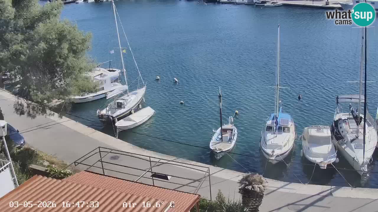 Webcam Vrboska marina | Hvar Insel | Dalmatien