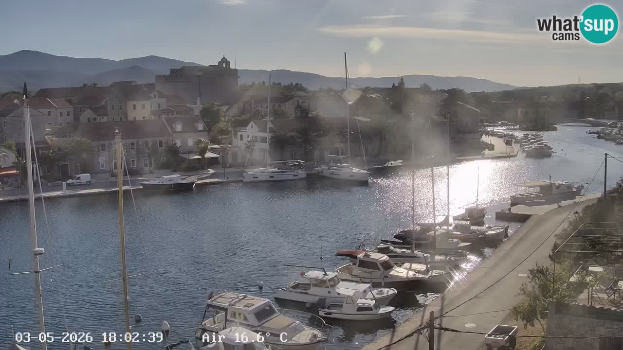Livecam Vrboska marina | Hvar island | Dalmatia