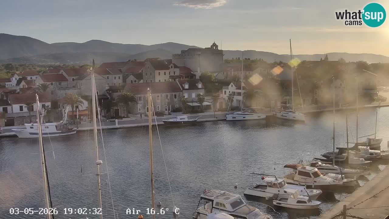 Livecam Vrboska marina | Hvar island | Dalmatia
