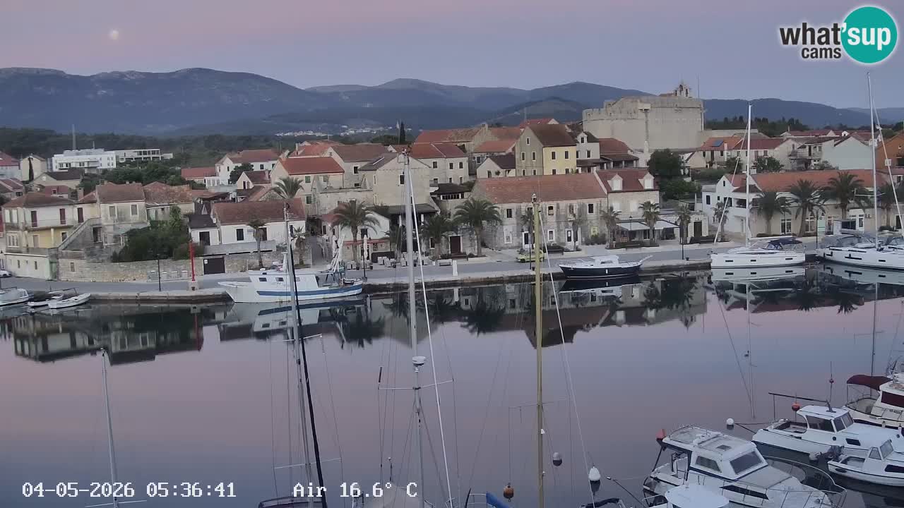 Livecam Hvar Vrboska marina | Île de Hvar | Dalmatia