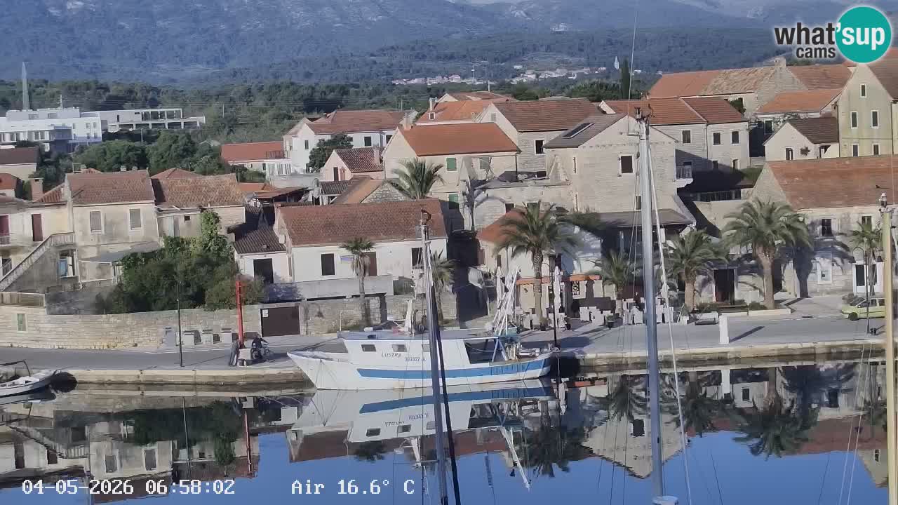 Livecam Hvar Vrboska marina | Île de Hvar | Dalmatia