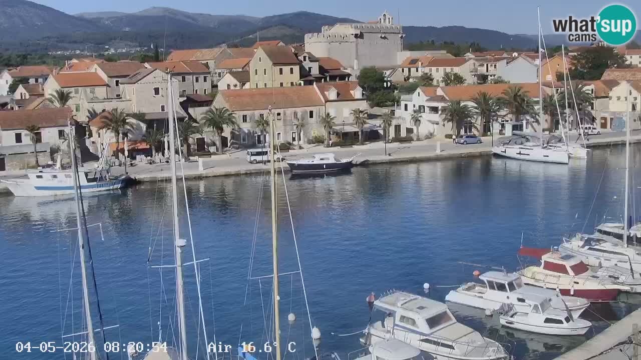 Livecam Hvar Vrboska marina | Île de Hvar | Dalmatia