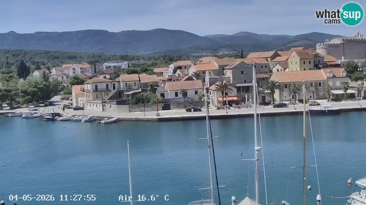 Livecam Hvar Vrboska marina | Île de Hvar | Dalmatia