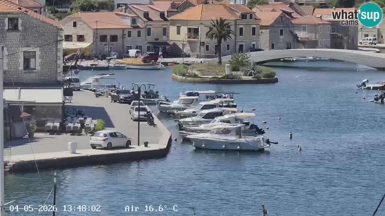 Livecam Hvar Vrboska marina | Île de Hvar | Dalmatia