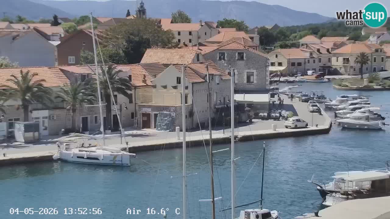 Webcam Hvar Vrboska marina | Dalmazia