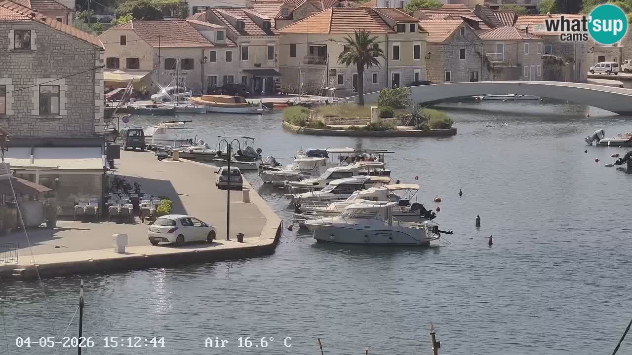 Webcam Hvar Vrboska marina | Dalmazia