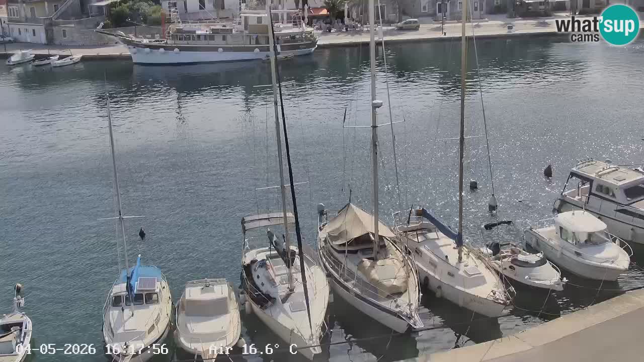 Webcam Vrboska marina | Hvar Insel | Dalmatien