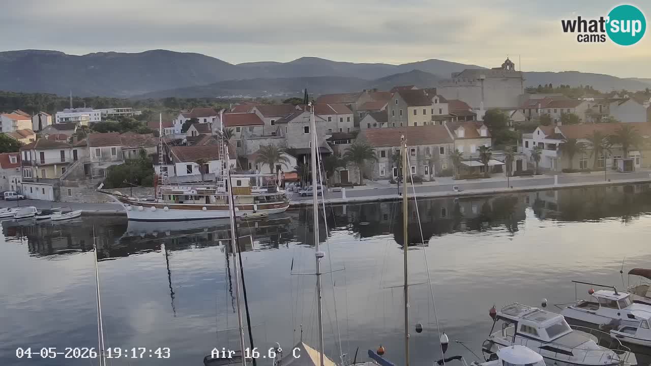 Livecam Vrboska marina | Hvar island | Dalmatia