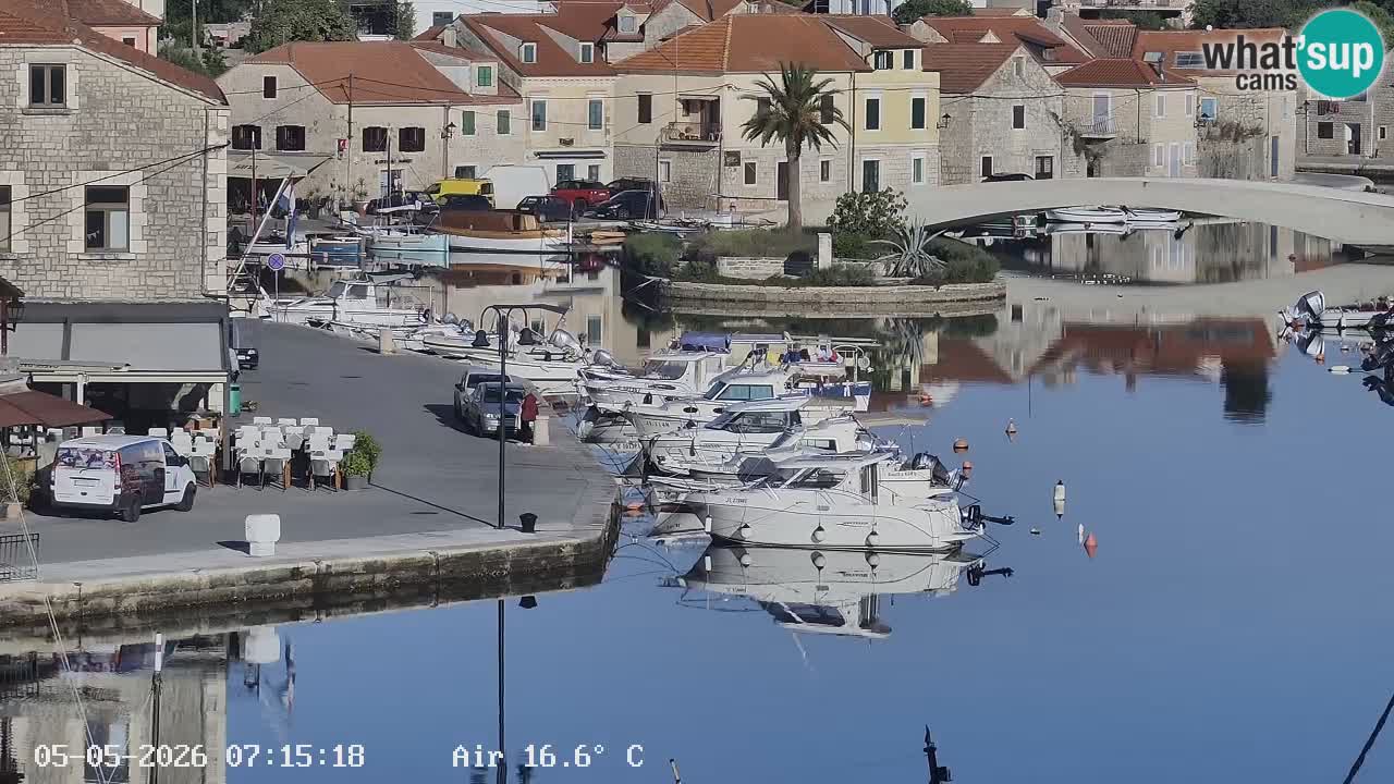 Livecam Hvar Vrboska marina | Île de Hvar | Dalmatia