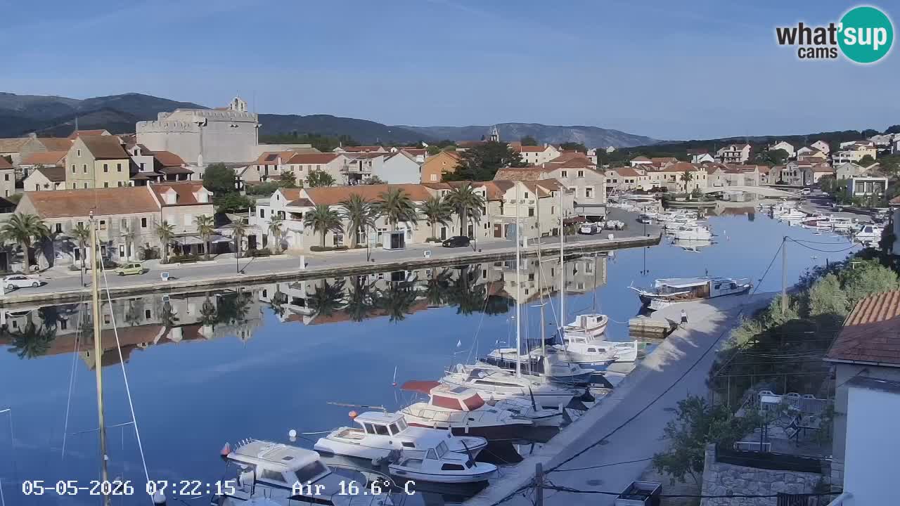 Livecam Hvar Vrboska marina | Île de Hvar | Dalmatia