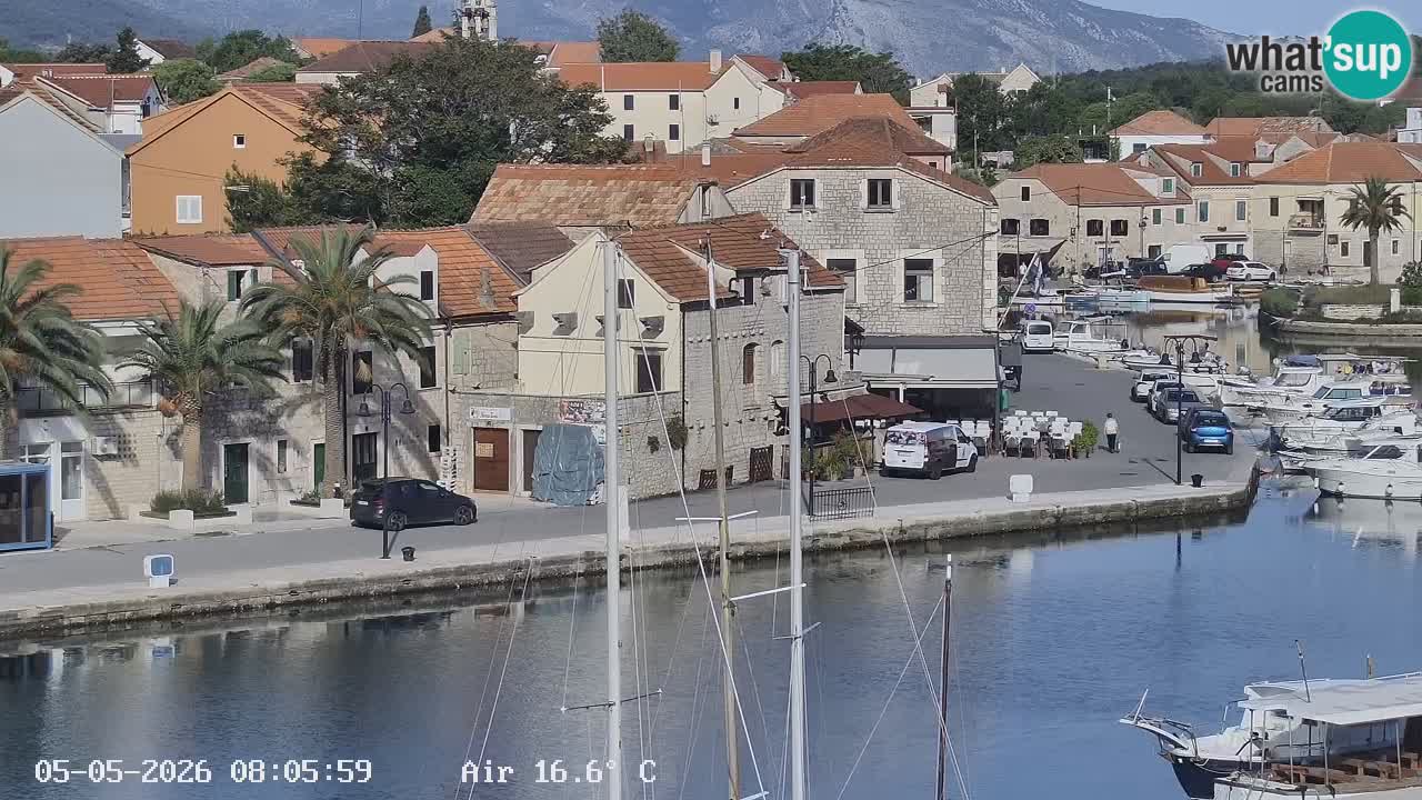 Livecam Vrboska marina | Hvar island | Dalmatia