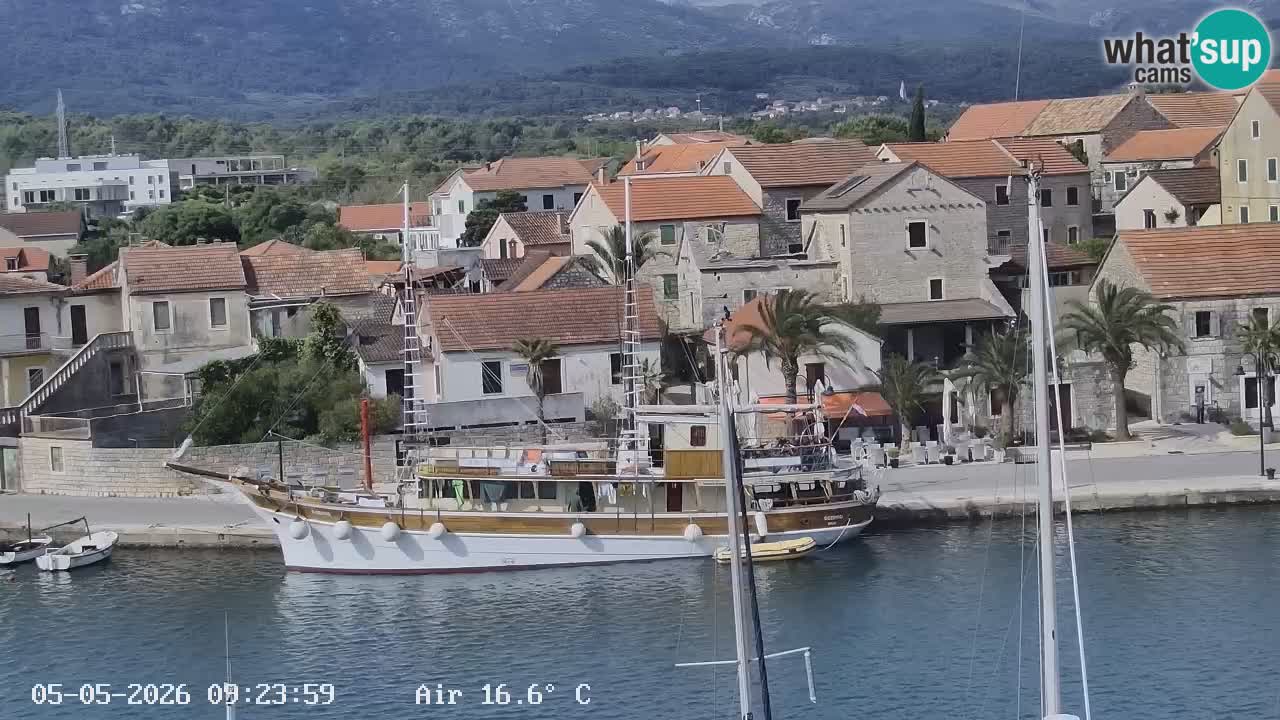 Livecam Vrboska marina | Hvar island | Dalmatia