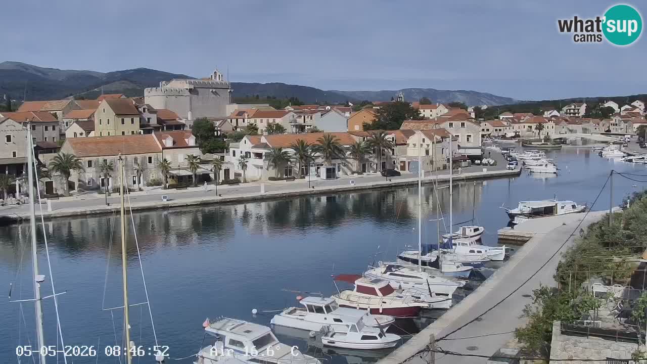 Livecam Hvar Vrboska marina | Île de Hvar | Dalmatia