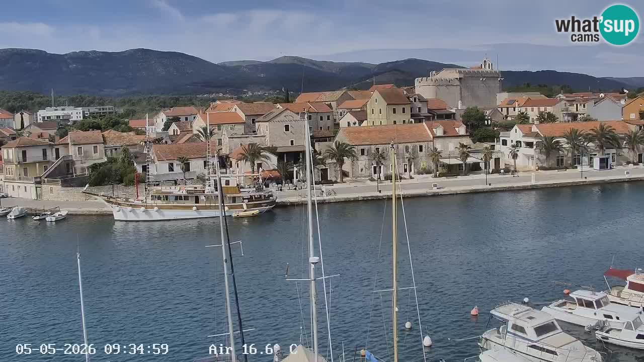 Livecam Vrboska marina | Hvar island | Dalmatia