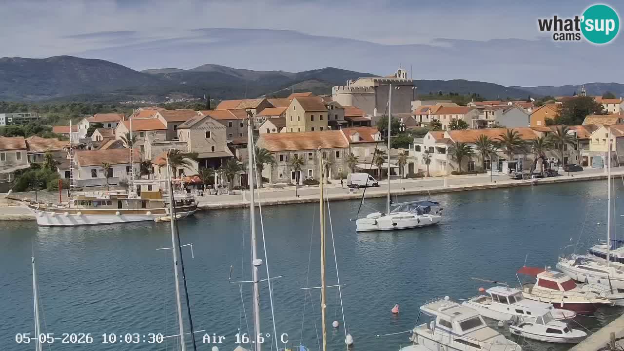 Webcam Vrboska marina | Hvar Insel | Dalmatien