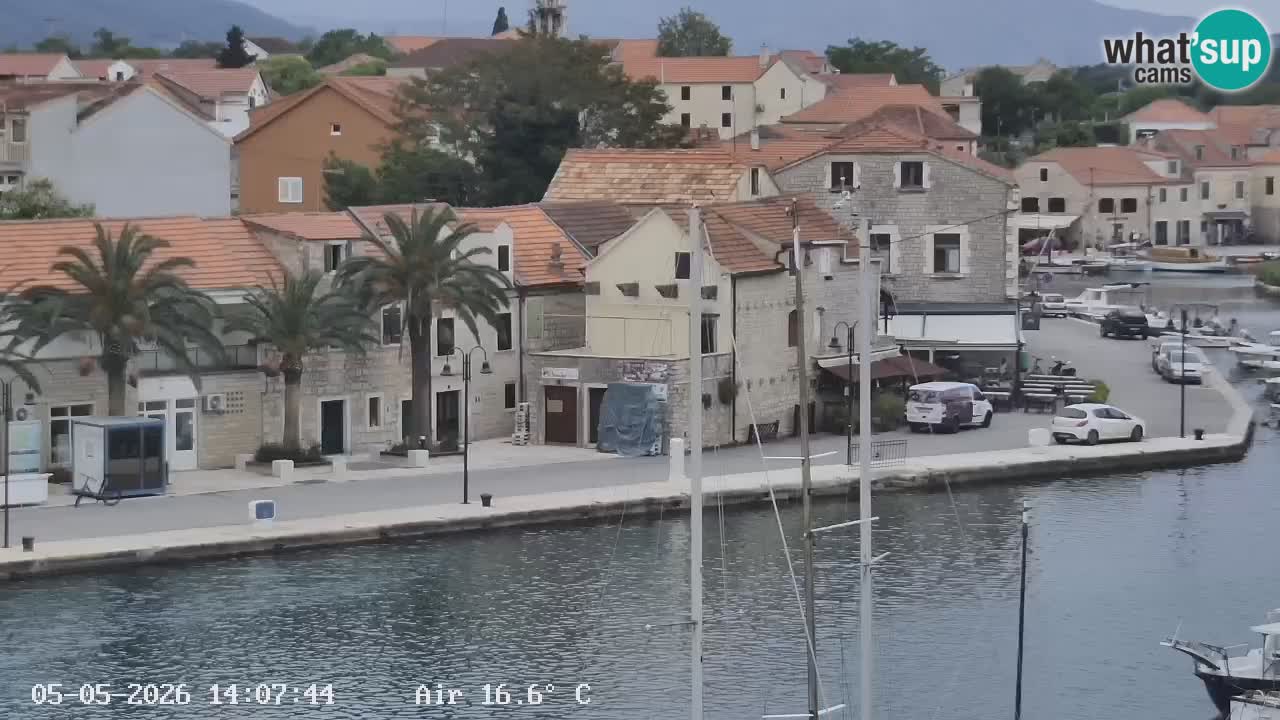 Webcam Hvar Vrboska marina | Dalmazia