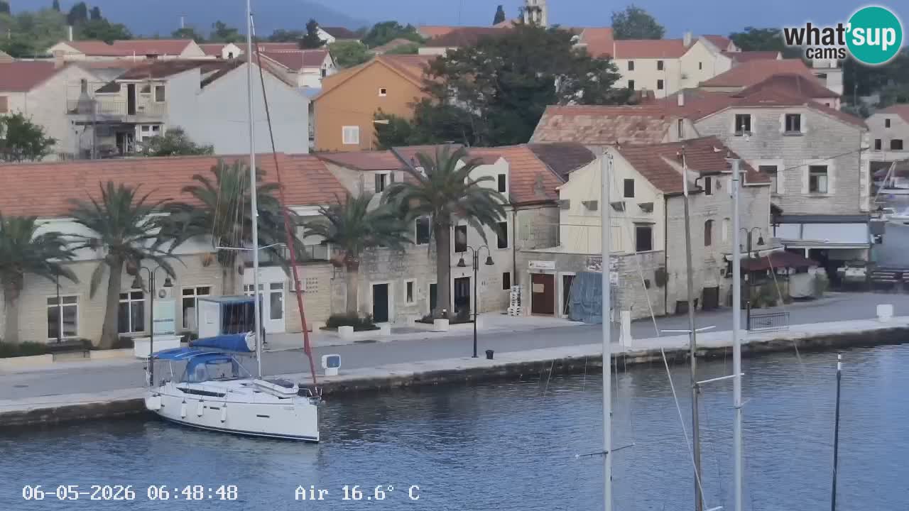 Livecam Vrboska marina | Hvar island | Dalmatia