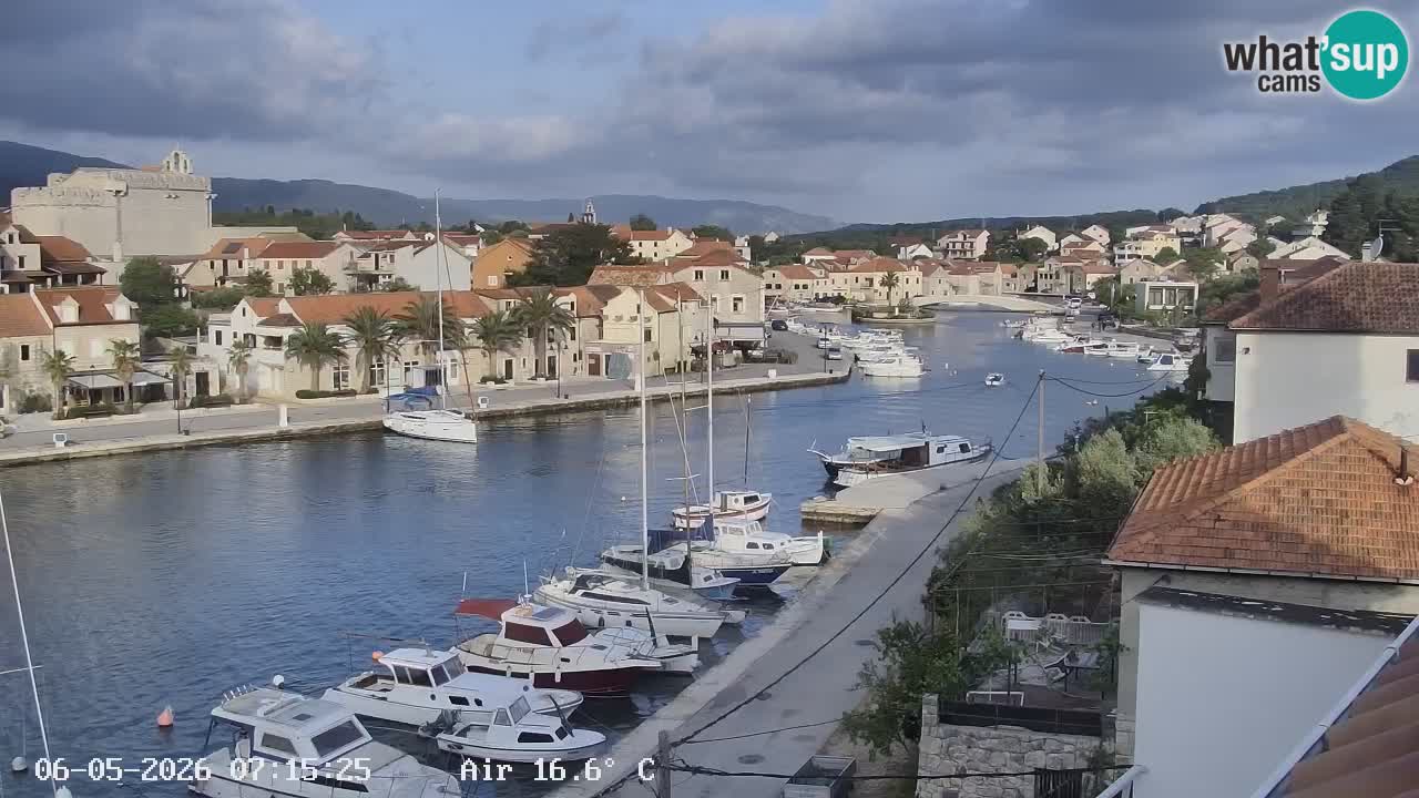 Livecam Vrboska marina | Hvar island | Dalmatia