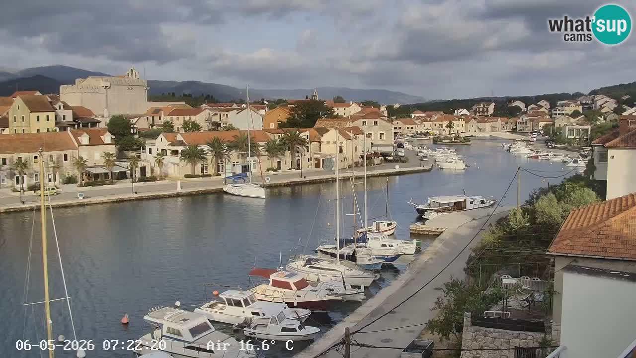 Livecam Hvar Vrboska marina | Île de Hvar | Dalmatia