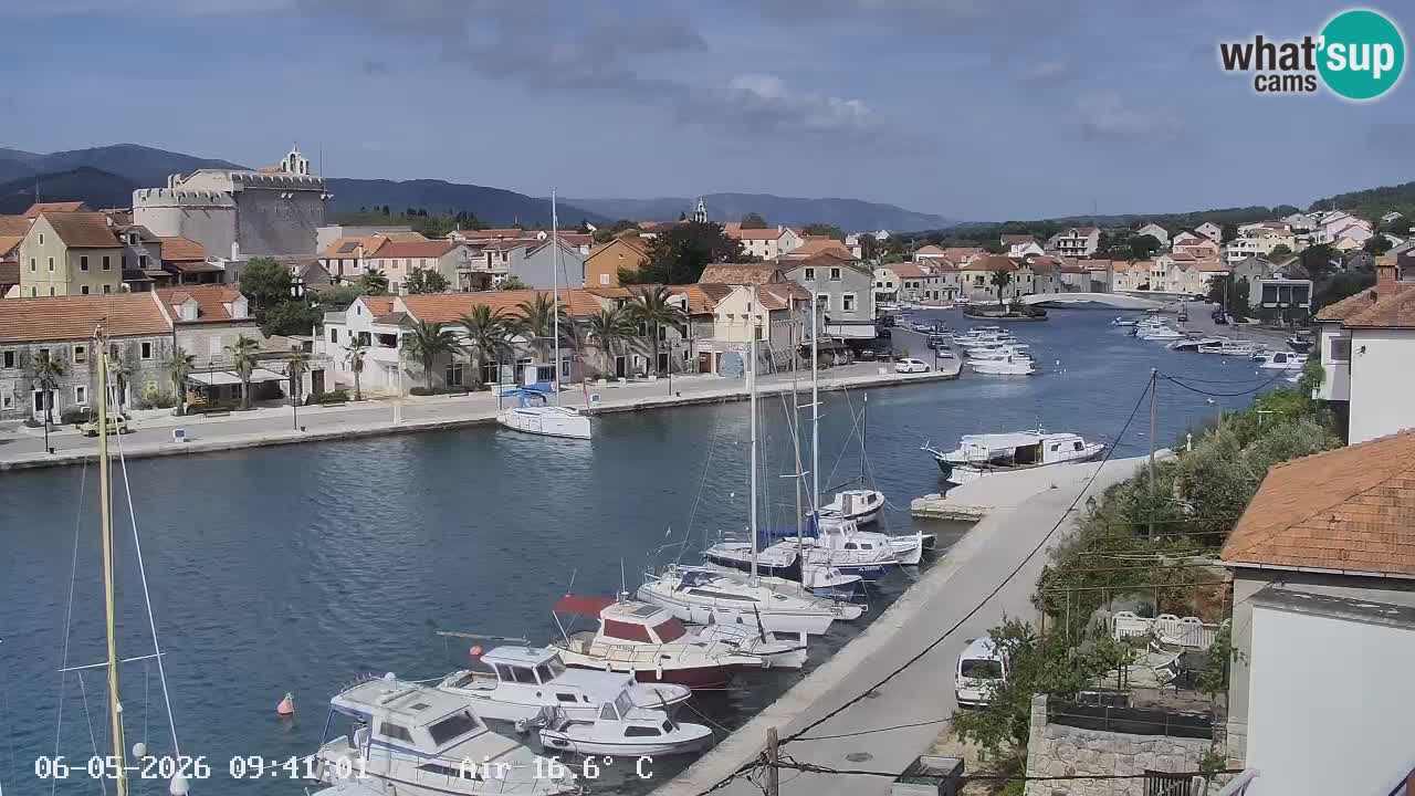 Livecam Vrboska marina | Hvar island | Dalmatia
