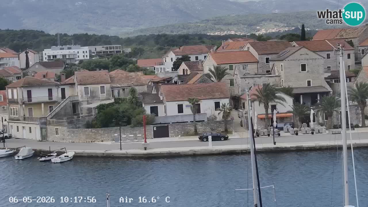 Livecam Vrboska marina | Hvar island | Dalmatia