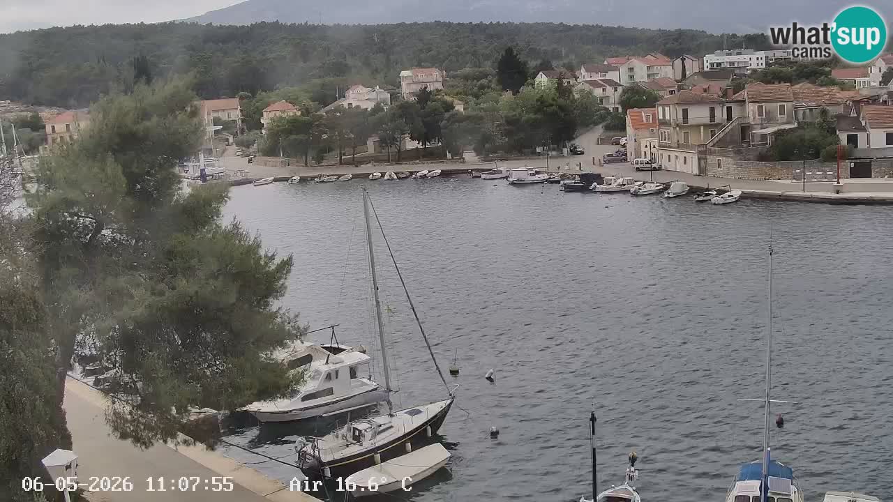 Livecam Vrboska marina | Hvar island | Dalmatia
