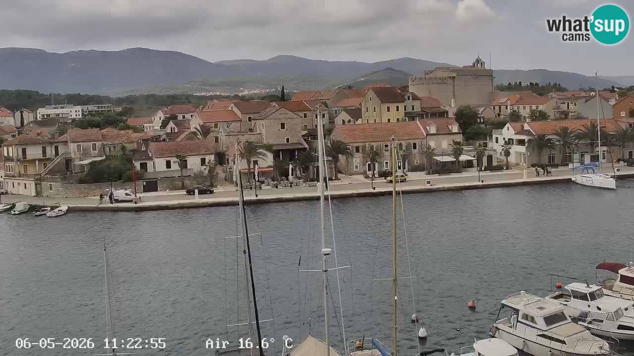 Livecam Hvar Vrboska marina | Île de Hvar | Dalmatia