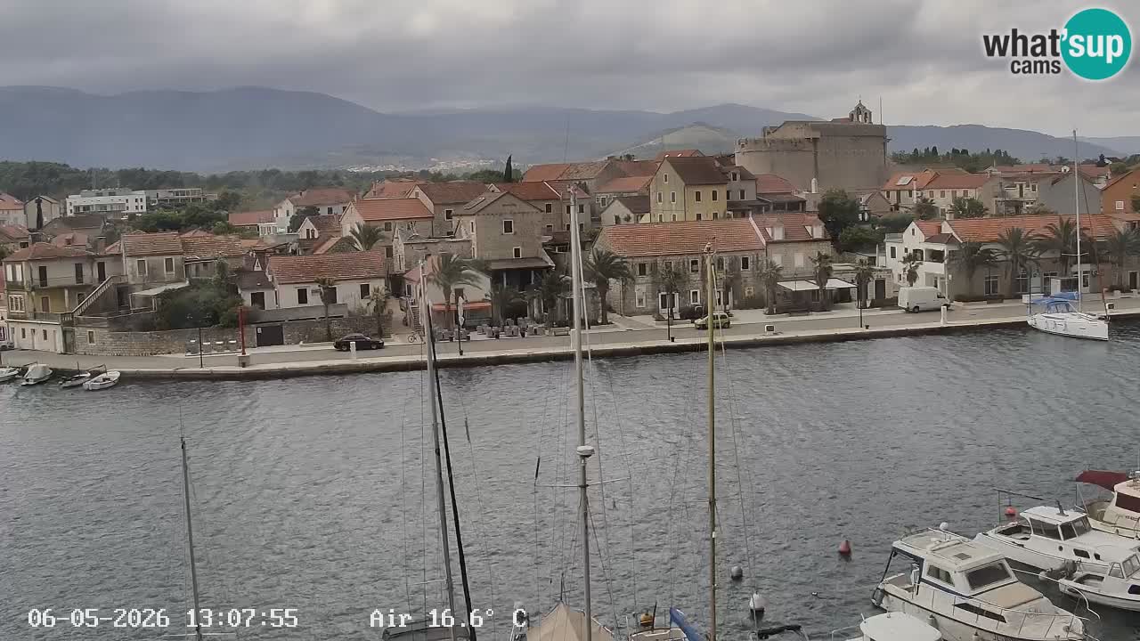 Livecam Vrboska marina | Hvar island | Dalmatia