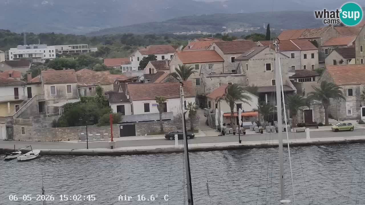 Livecam Vrboska marina | Hvar island | Dalmatia