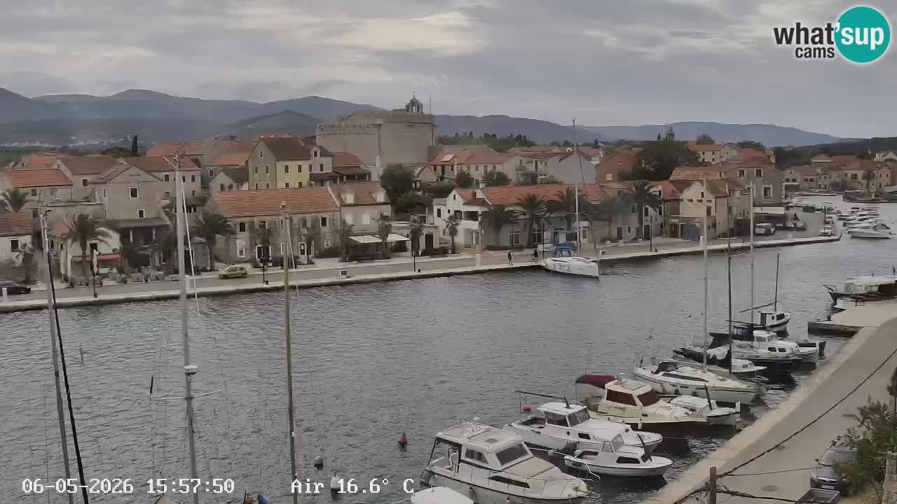 Livecam Vrboska marina | Hvar island | Dalmatia