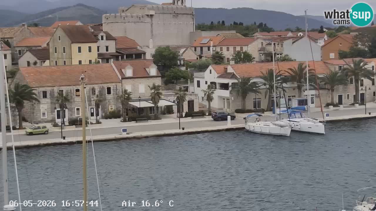 Livecam Hvar Vrboska marina | Île de Hvar | Dalmatia