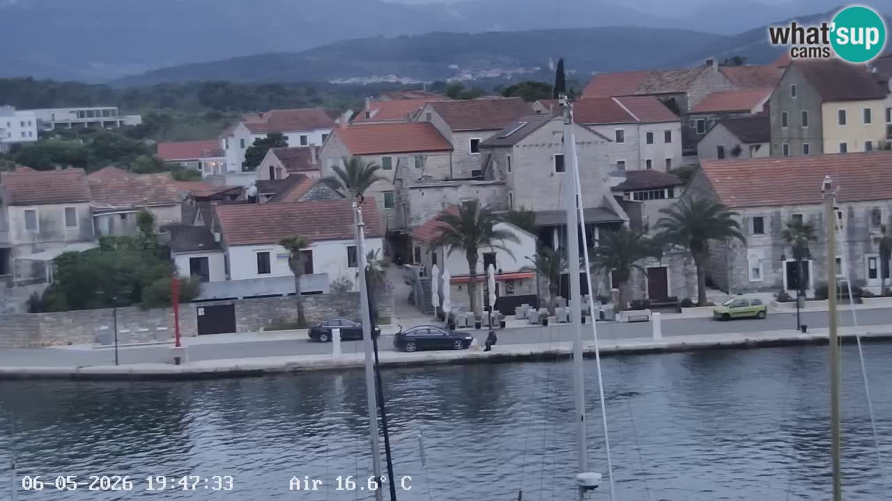 Webcam Hvar Vrboska marina | Dalmazia