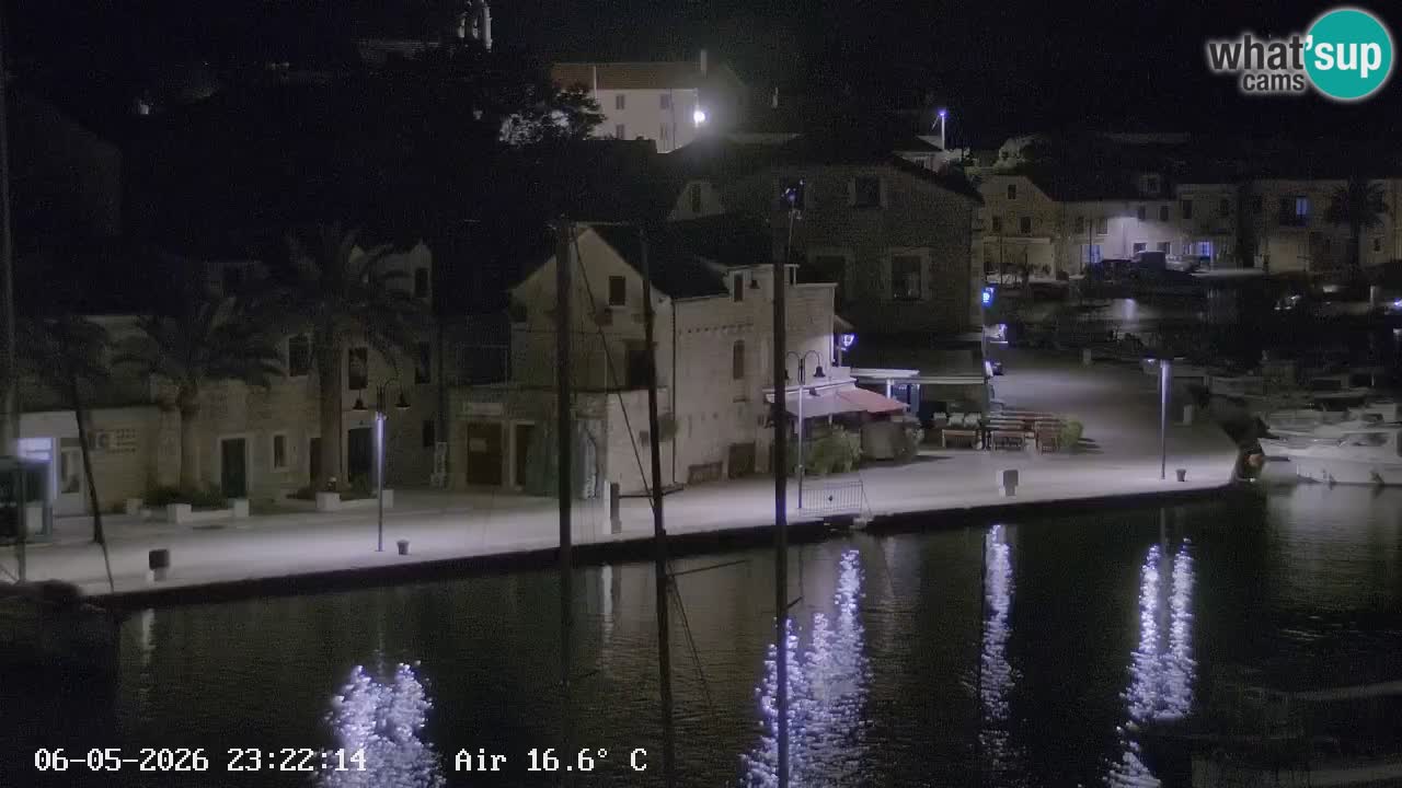 Livecam Hvar Vrboska marina | Île de Hvar | Dalmatia