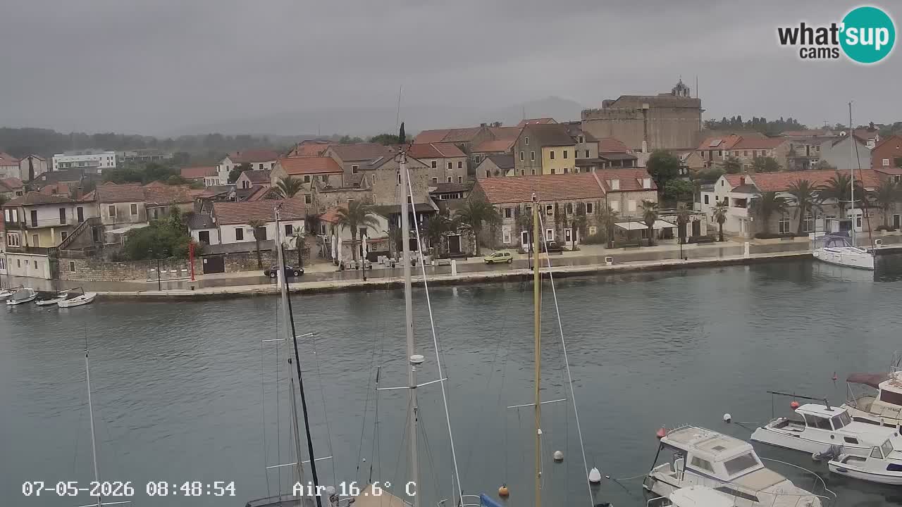 Livecam Hvar Vrboska marina | Île de Hvar | Dalmatia