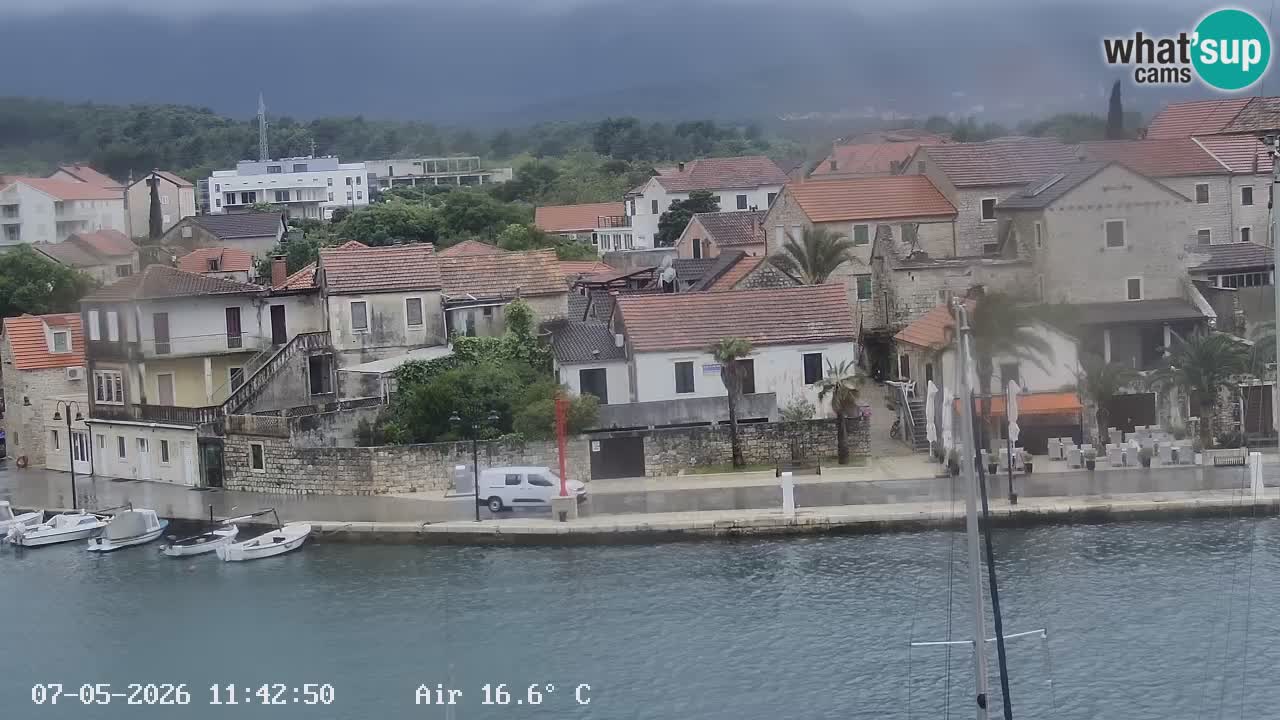 Livecam Vrboska marina | Hvar island | Dalmatia