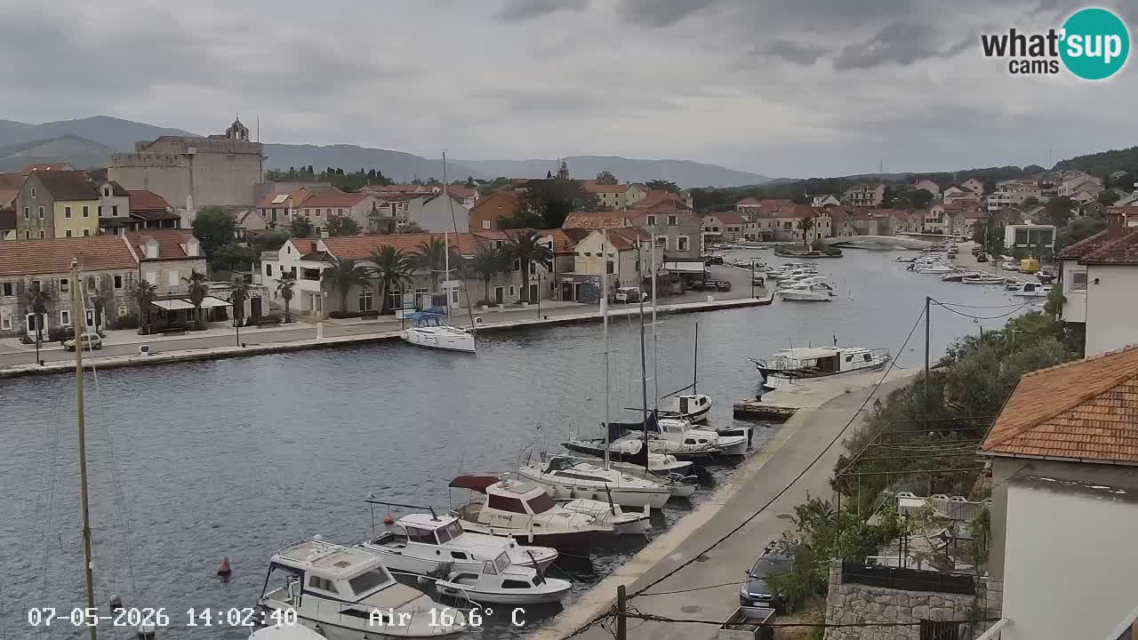 Livecam Vrboska marina | Hvar island | Dalmatia